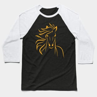 golden horse Baseball T-Shirt